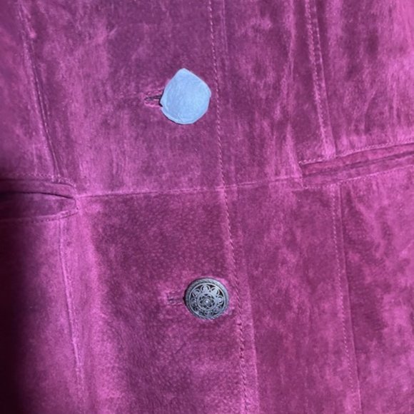 Cranberry leather/suede new jacket - Picture 6 of 14